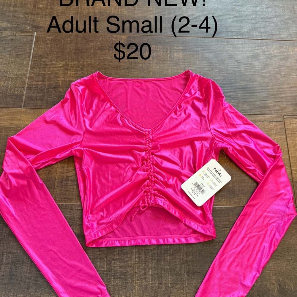 Pink Long Sleeve Jo + Jax Ruched Top